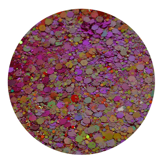 Chunky Glitter Chameleon - Rose Luster Dust