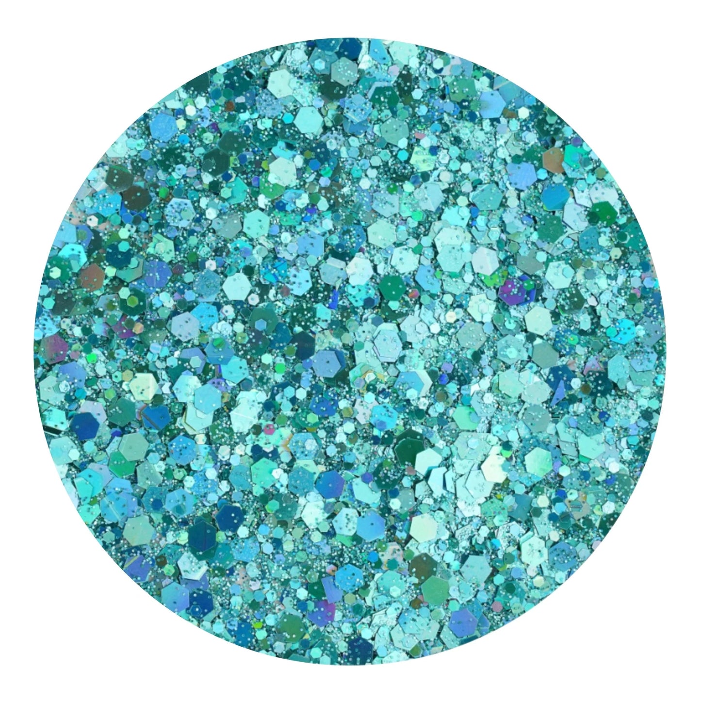 Chunky Glitter Holographic - Frosted Mint