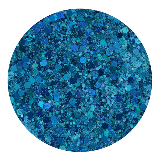 Chunky Glitter Holographic - Iced Azure