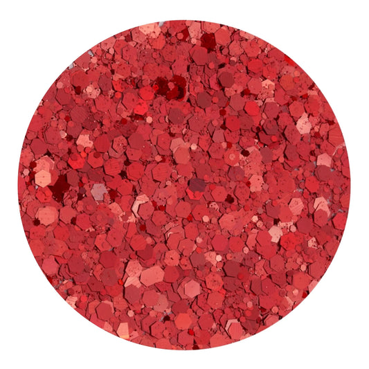 Chunky Glitter Holographic - Ruby Blaze