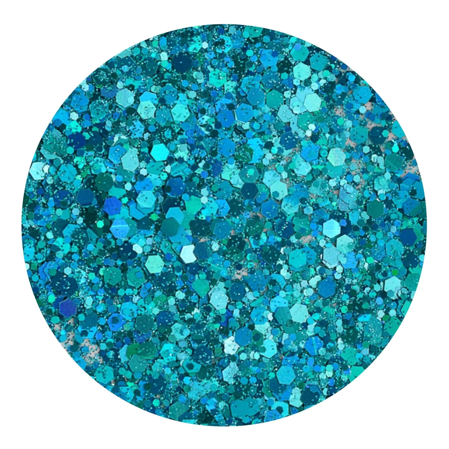 Chunky Glitter Holographic - Tropical Teal