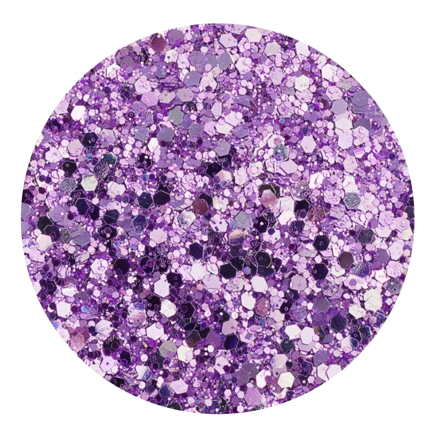 Chunky Glitter Reflective Boho - Lavender Lust