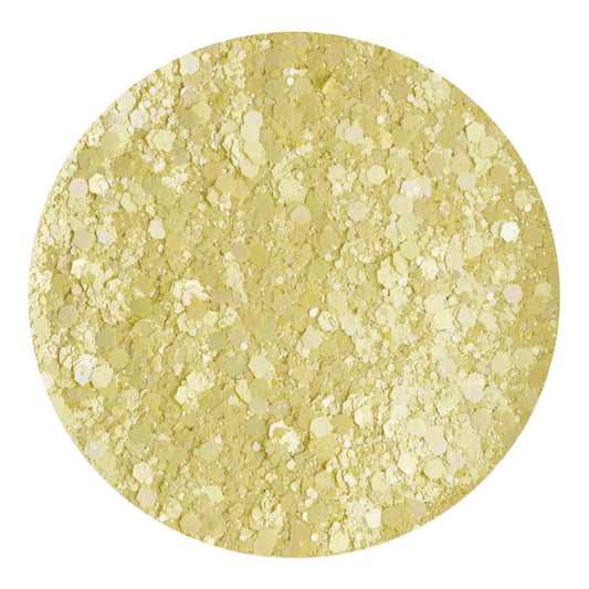 Chunky Glitter Sweet Pastel - Lemon Yellow