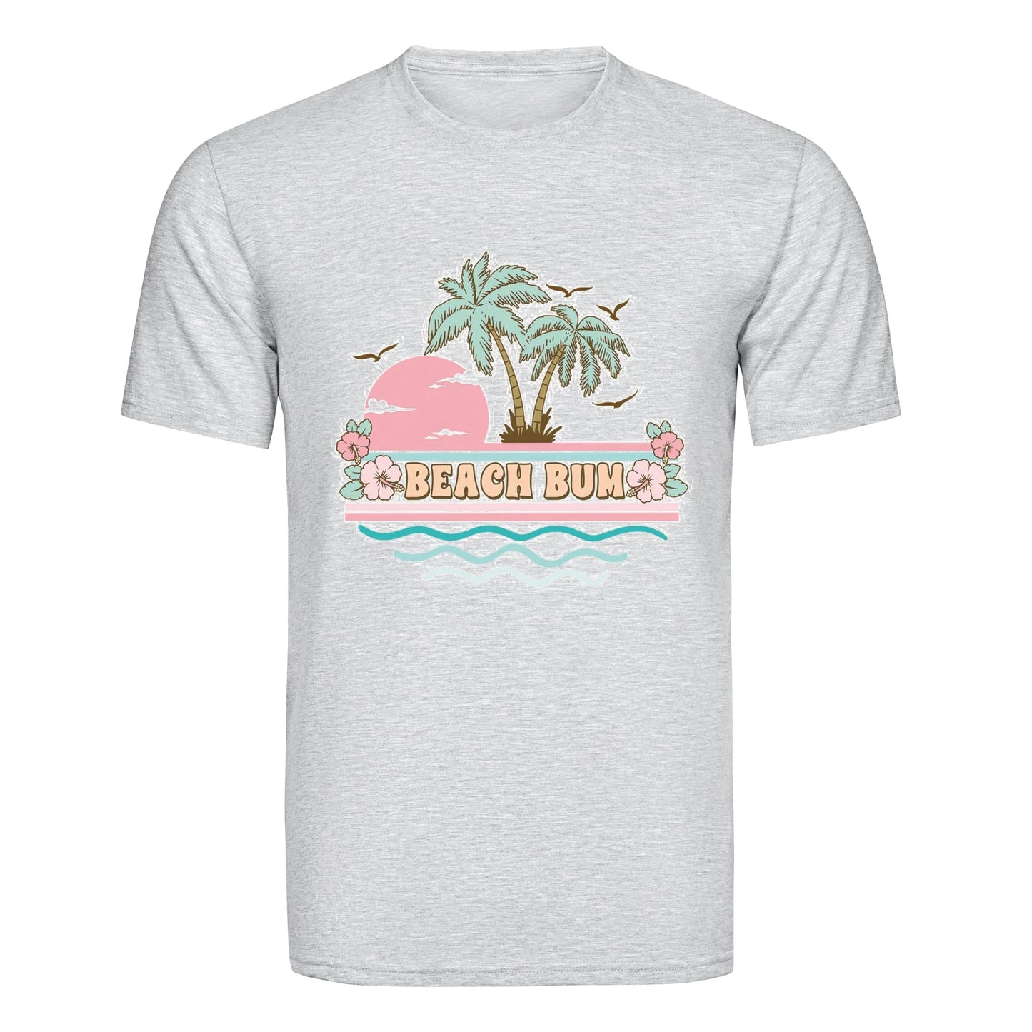 DTF Heat Transfer - Beach Bum Palm Trees