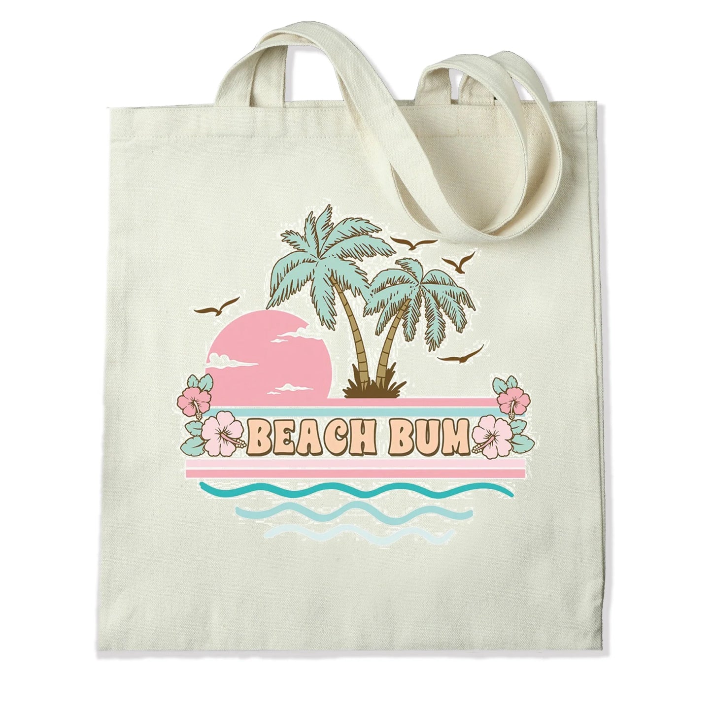 DTF Heat Transfer - Beach Bum Palm Trees