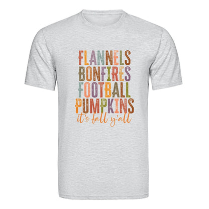 DTF Heat Transfer - Bonfire Football Pumpkins