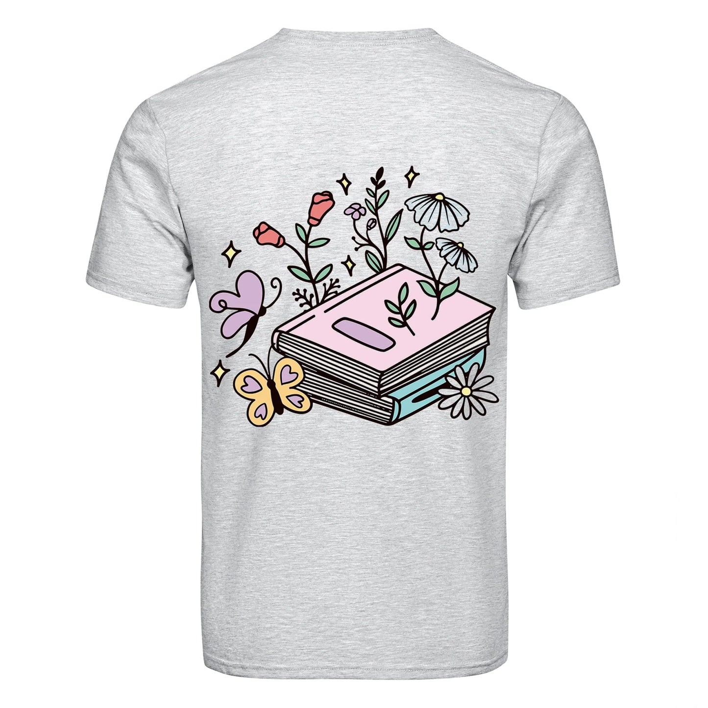 DTF Heat Transfer - Books Butterflies & Flowers