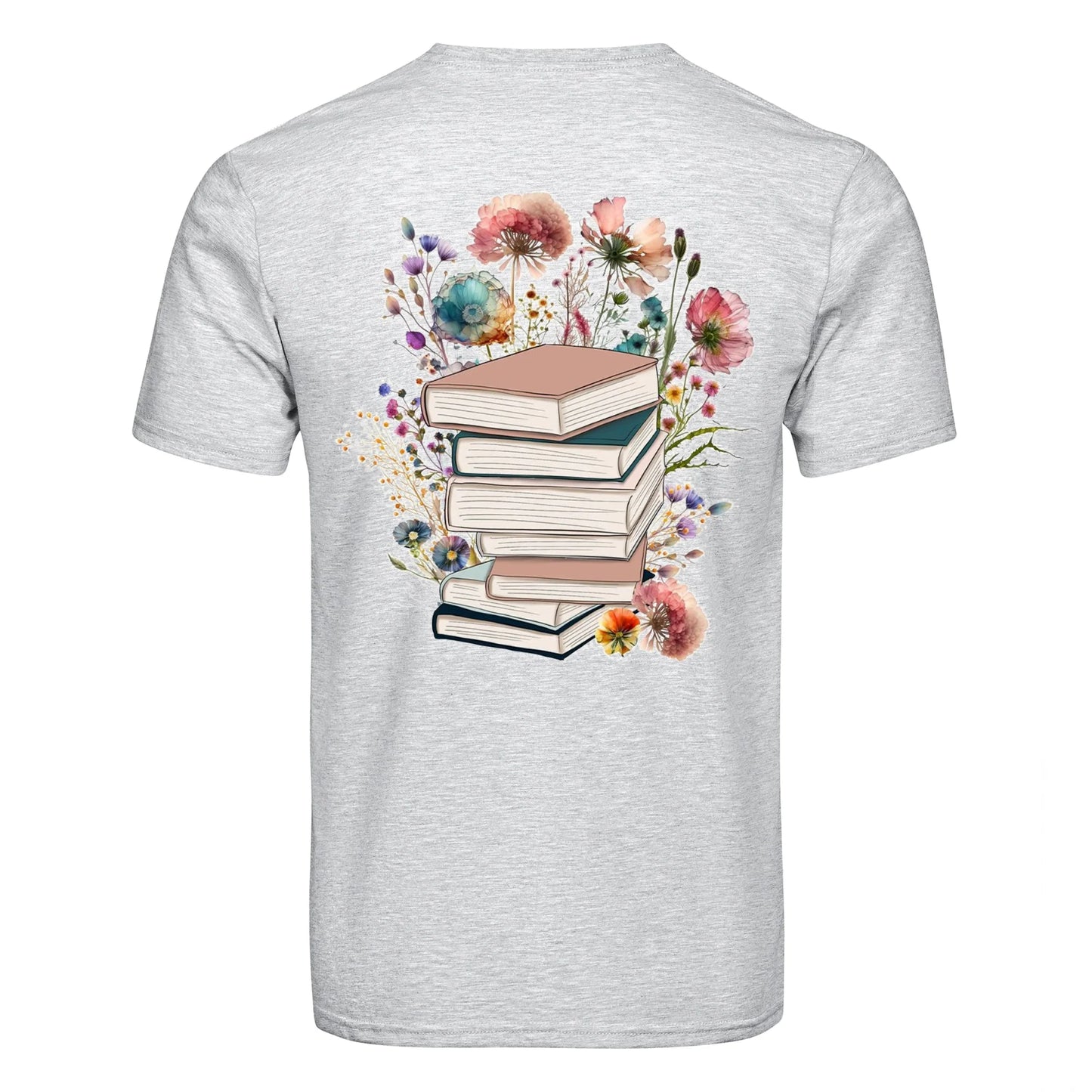 DTF Heat Transfer - Books & Flowers