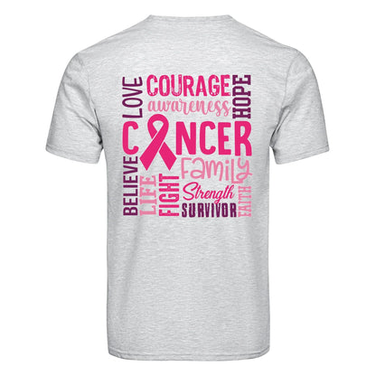 DTF Heat Transfer - Cancer Courage