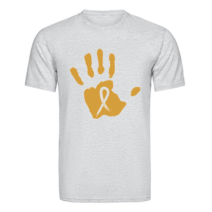 DTF Heat Transfer - Childhood Cancer Hand