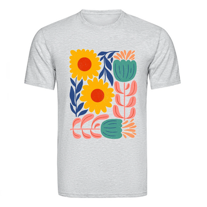 DTF Heat Transfer - Fall Sunflowers