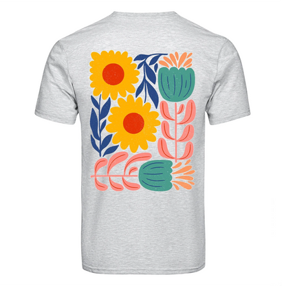 DTF Heat Transfer - Fall Sunflowers