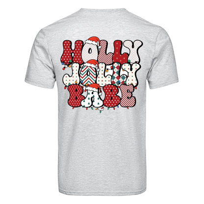 DTF Heat Transfer - Holly Jolly Babe