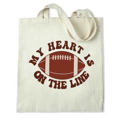 DTF Heat Transfer - My Heart Football