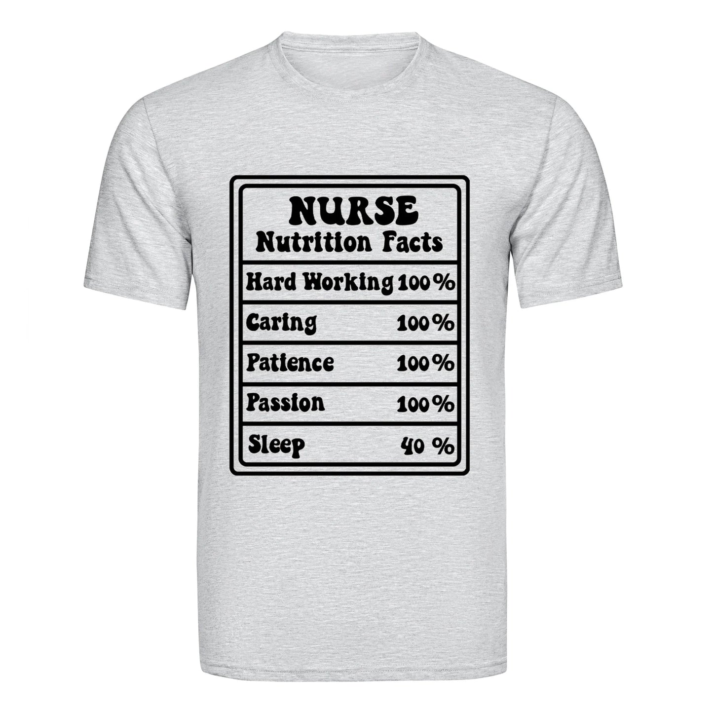 DTF Heat Transfer - Nurse Nutrition Facts