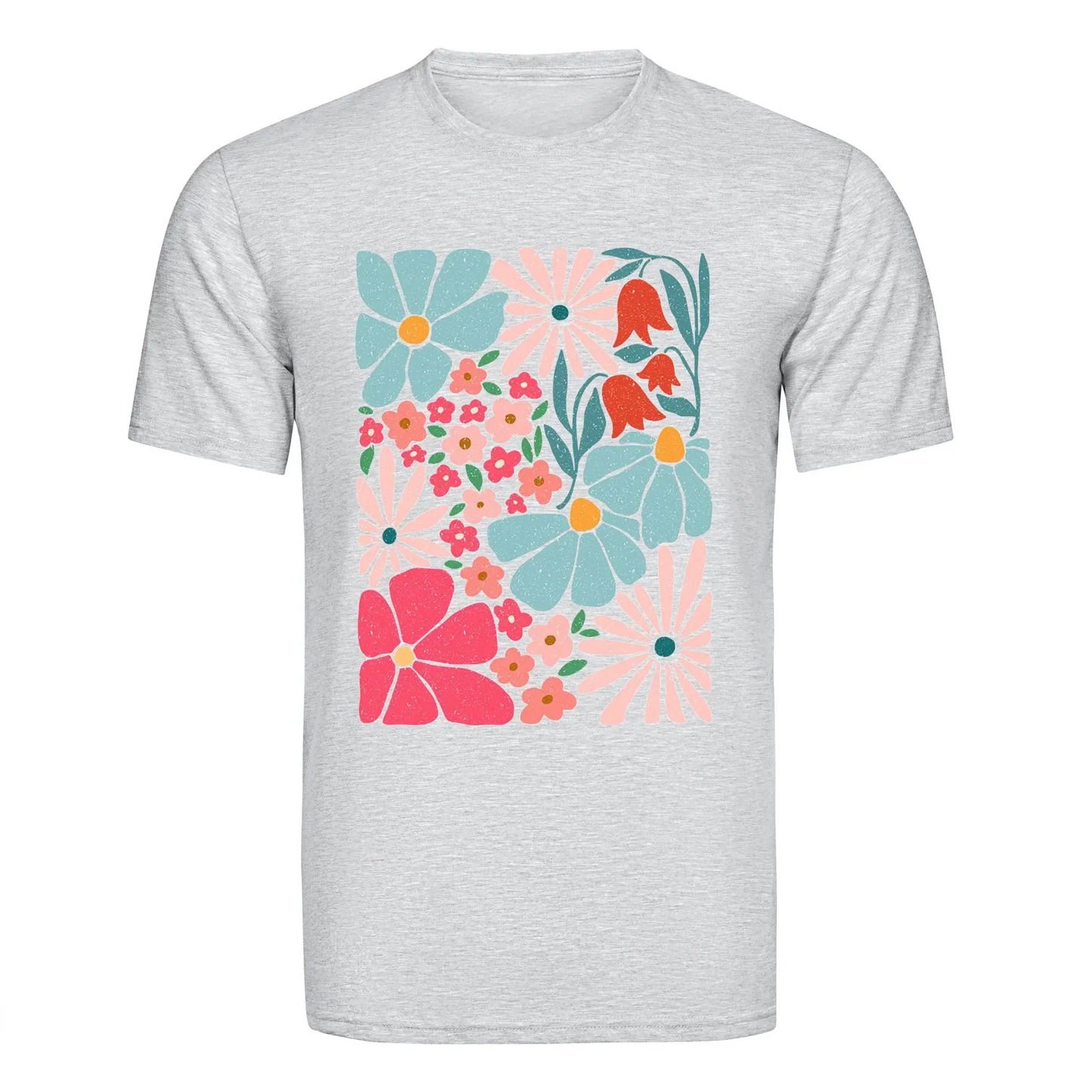 DTF Heat Transfer - Pastel Flowers