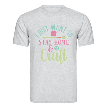 DTF Heat Transfer - Stay Home & Craft