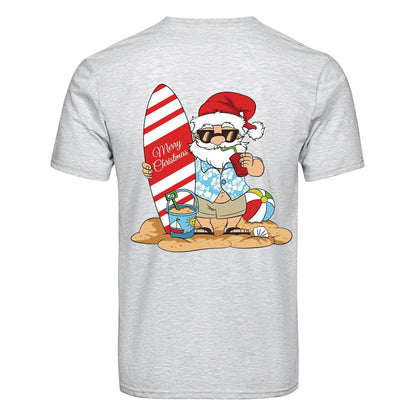 DTF Heat Transfer - Surfer Santa