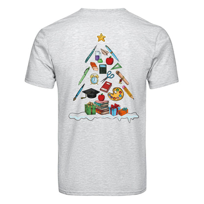 DTF Heat Transfer - Teacher Christmas Tree