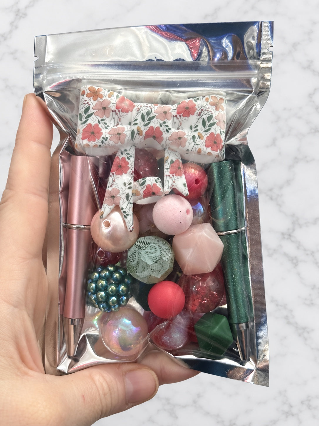 Blush Meadow – First Dibs Curated Pen + Bow Bead Bag