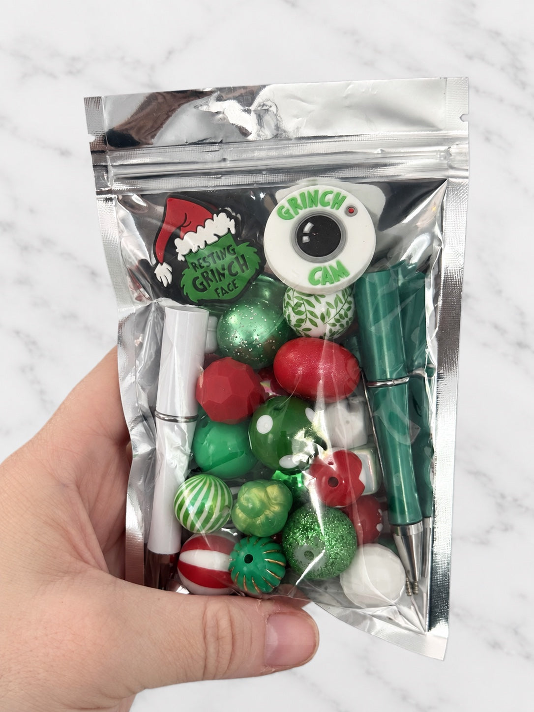 Grinch Cam – First Dibs Curated Pen + Focal Bag