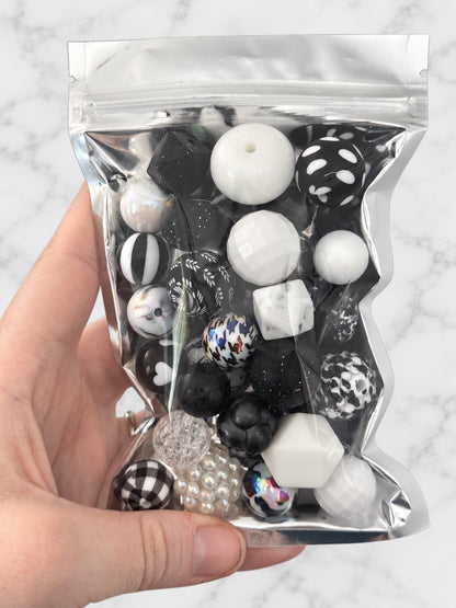 Midnight Masquerade First Dibs curated bead bag