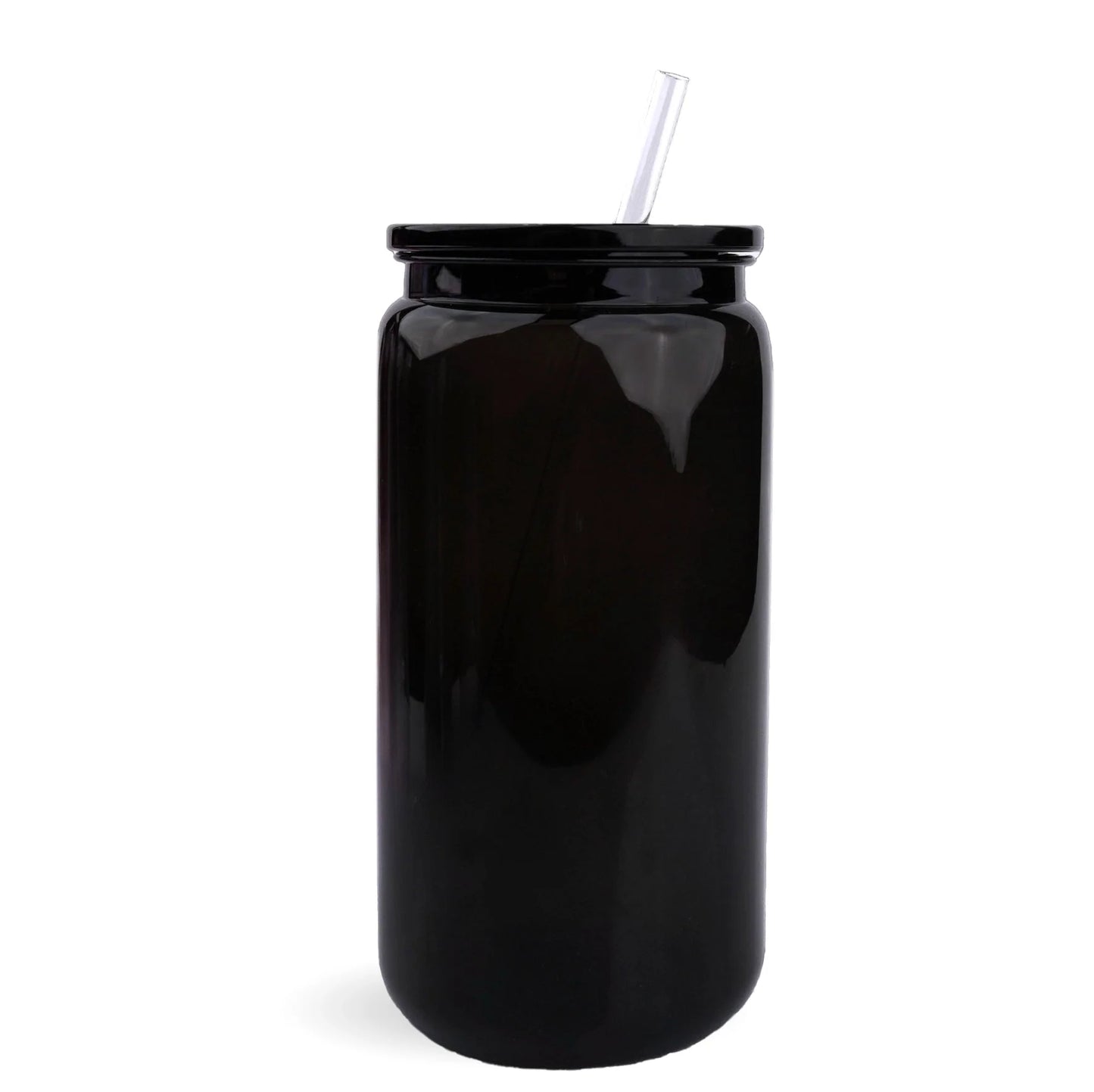 Glass Can Single Wall - Black