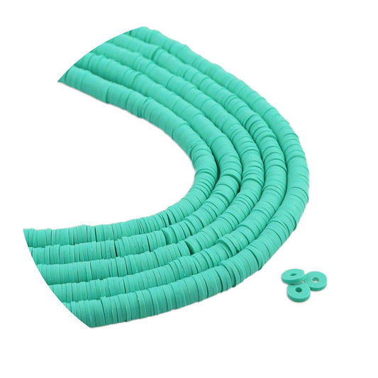 Heishi Surfer Friendship Beads - Aqua