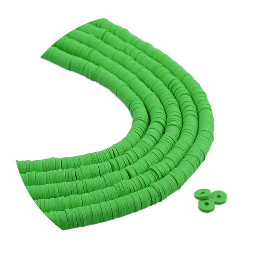 Heishi Surfer Friendship Beads - Bright Green