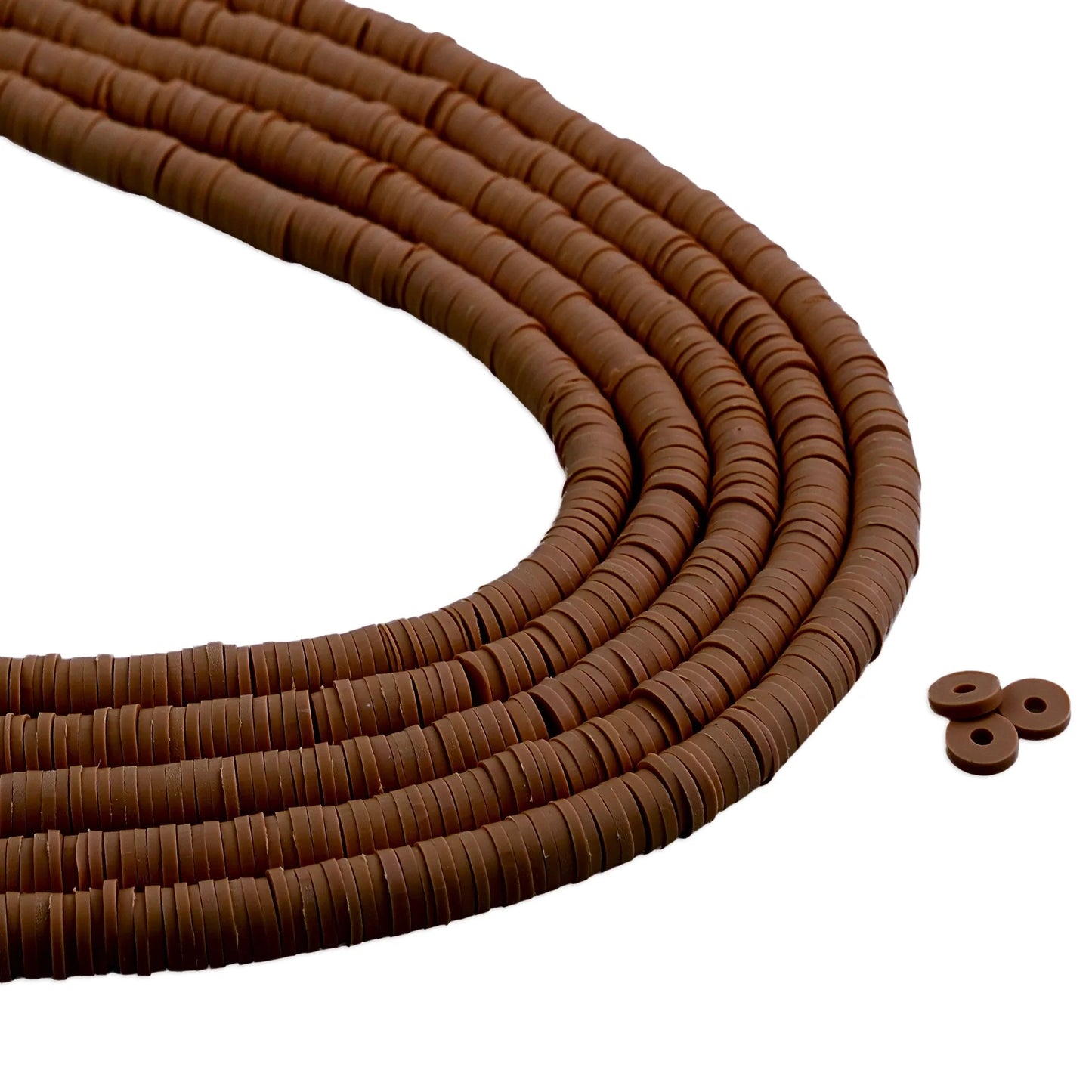 Heishi Surfer Friendship Beads - Brown