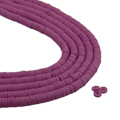 Heishi Surfer Friendship Beads - Dark Purple