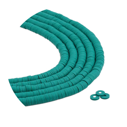 Heishi Surfer Friendship Beads - Emerald Green