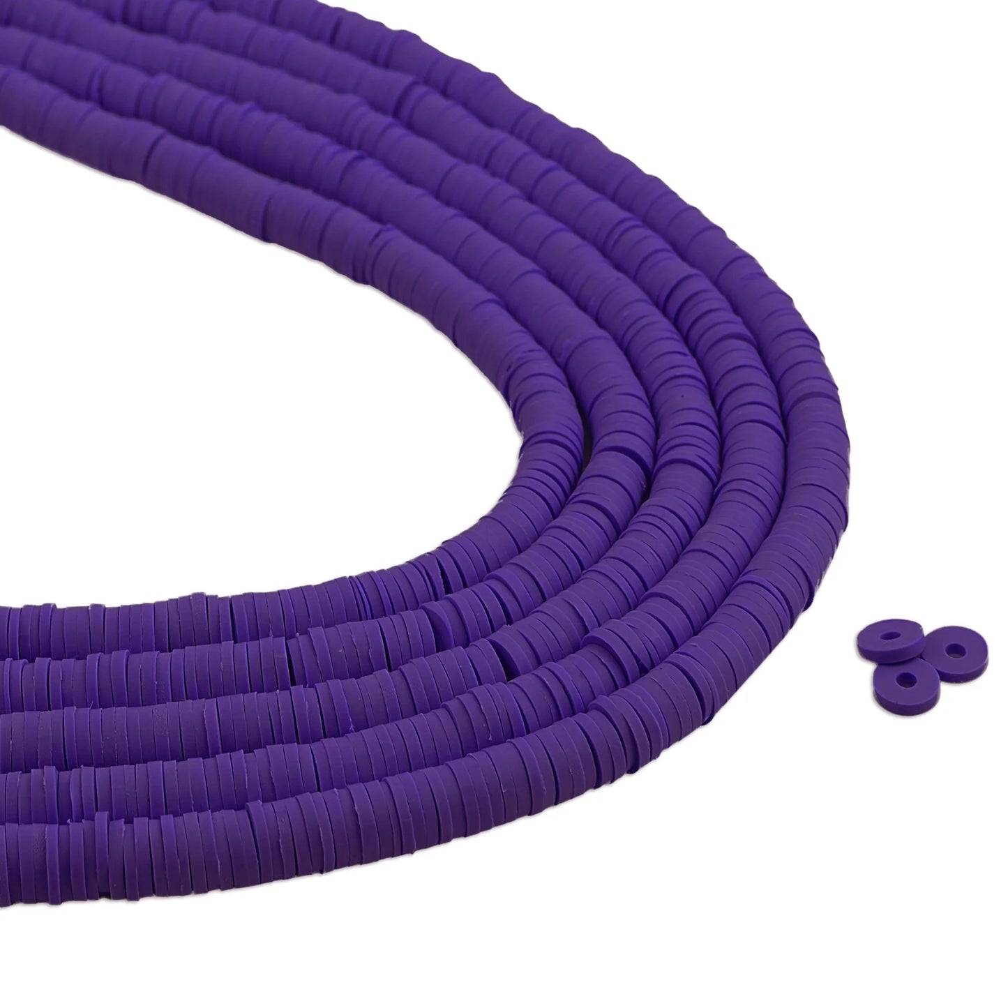 Heishi Surfer Friendship Beads - Enchanted Purple