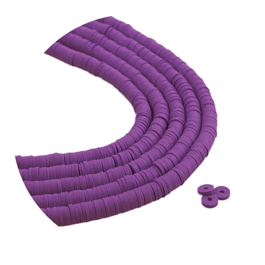 Heishi Surfer Friendship Beads - Violet