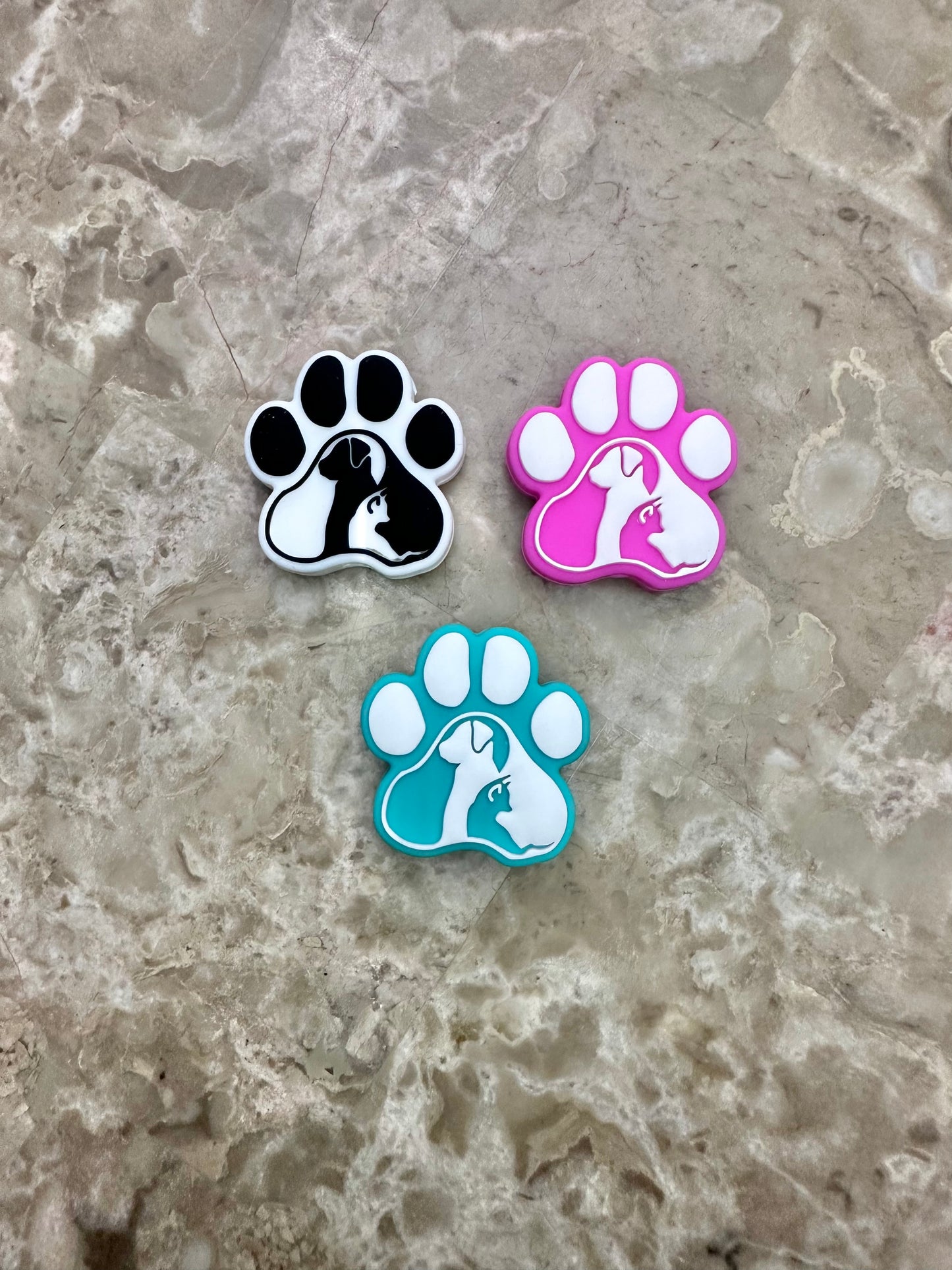 Silhouette Paw Focal