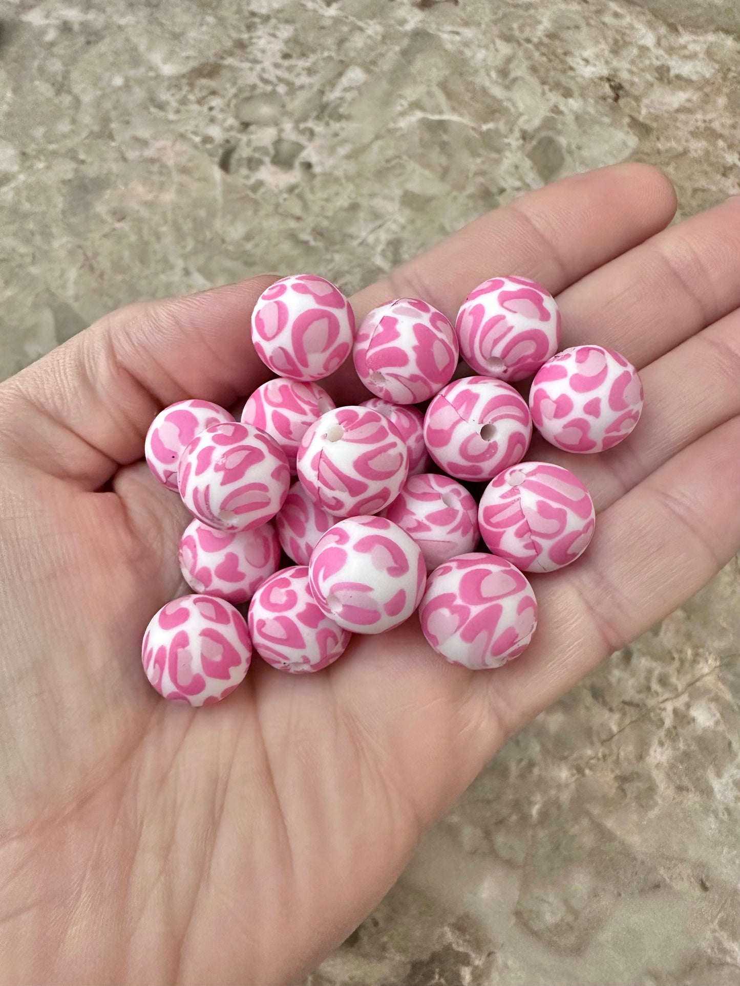 P307 Pretty in Pink Leopard 15mm Print