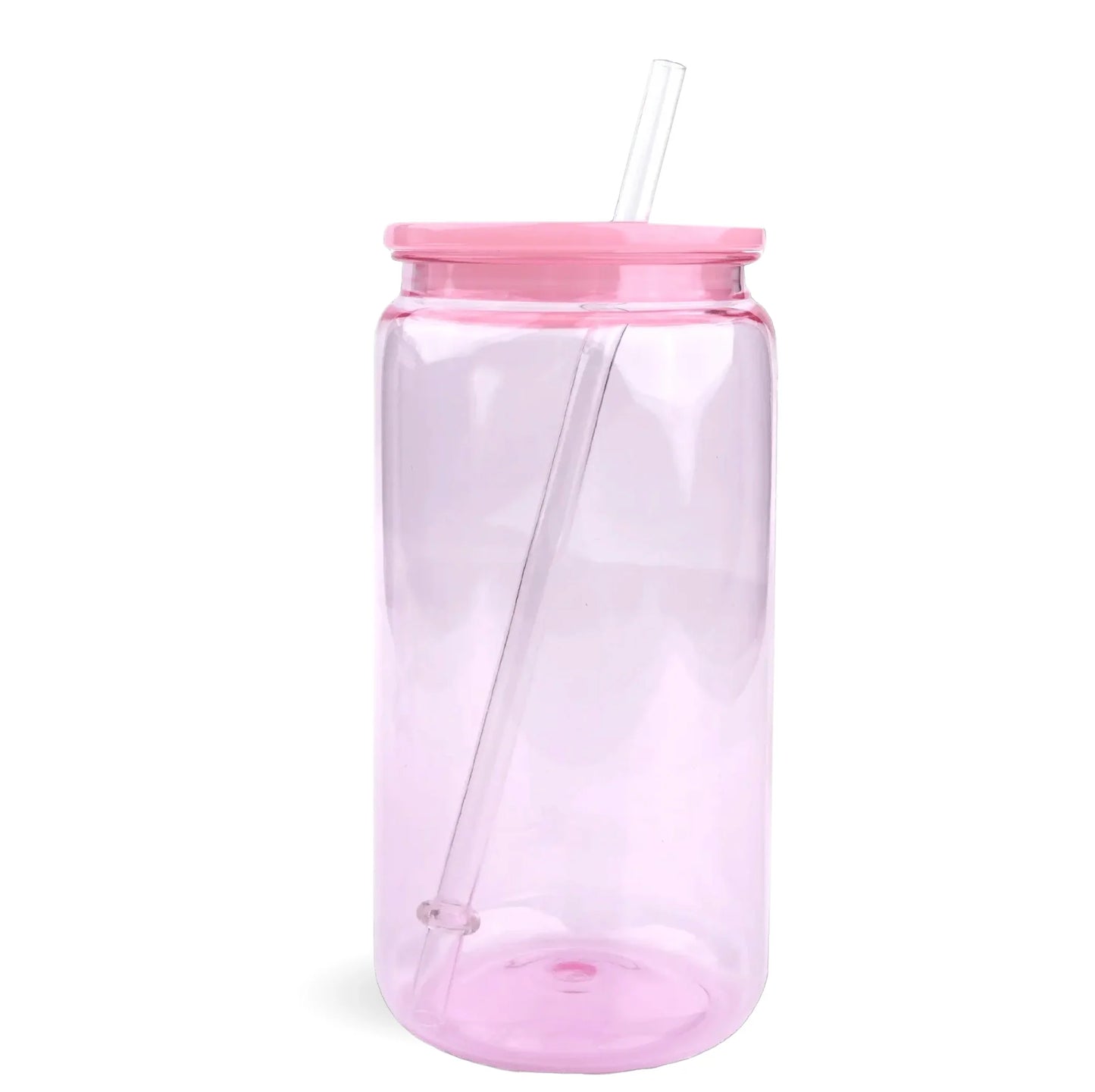 Plastic Can Transparent - Light Pink