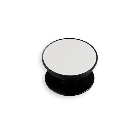 Phone Grip & Aluminum Insert - Black Round