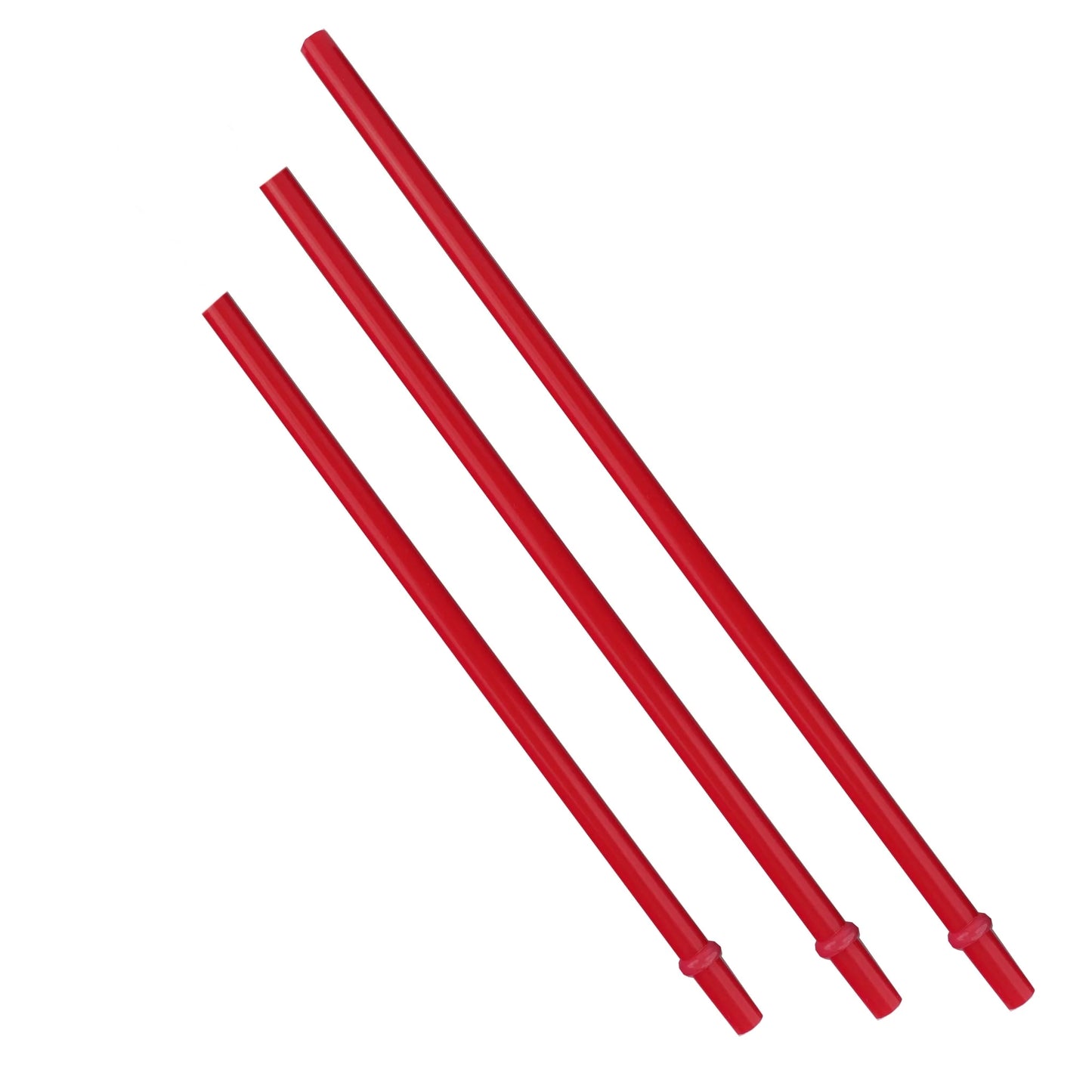 Plastic Straw Reusable Opaque - Bright Pink