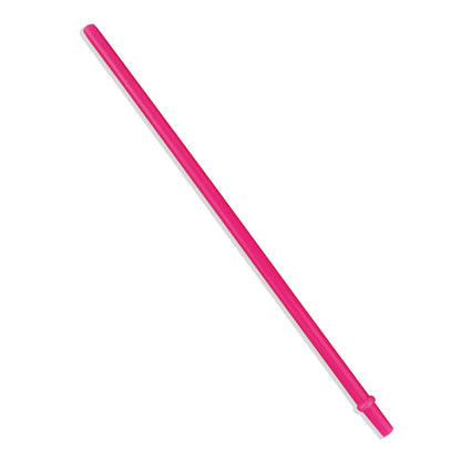 Plastic Straw Reusable Opaque - Bright Pink