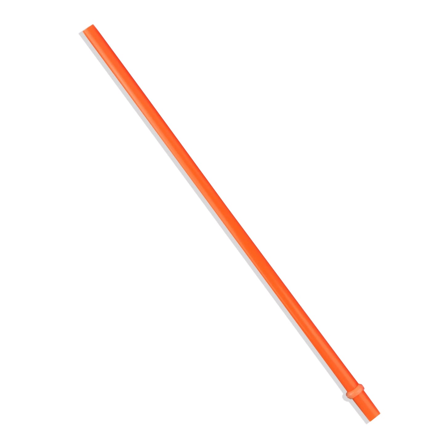 Plastic Straw Reusable Opaque - Orange