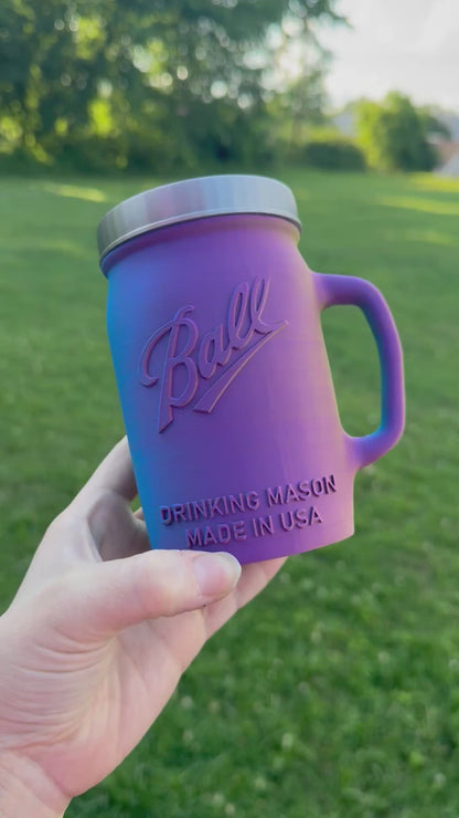 Mason Jar 12oz Can Koozie - Create Your Own