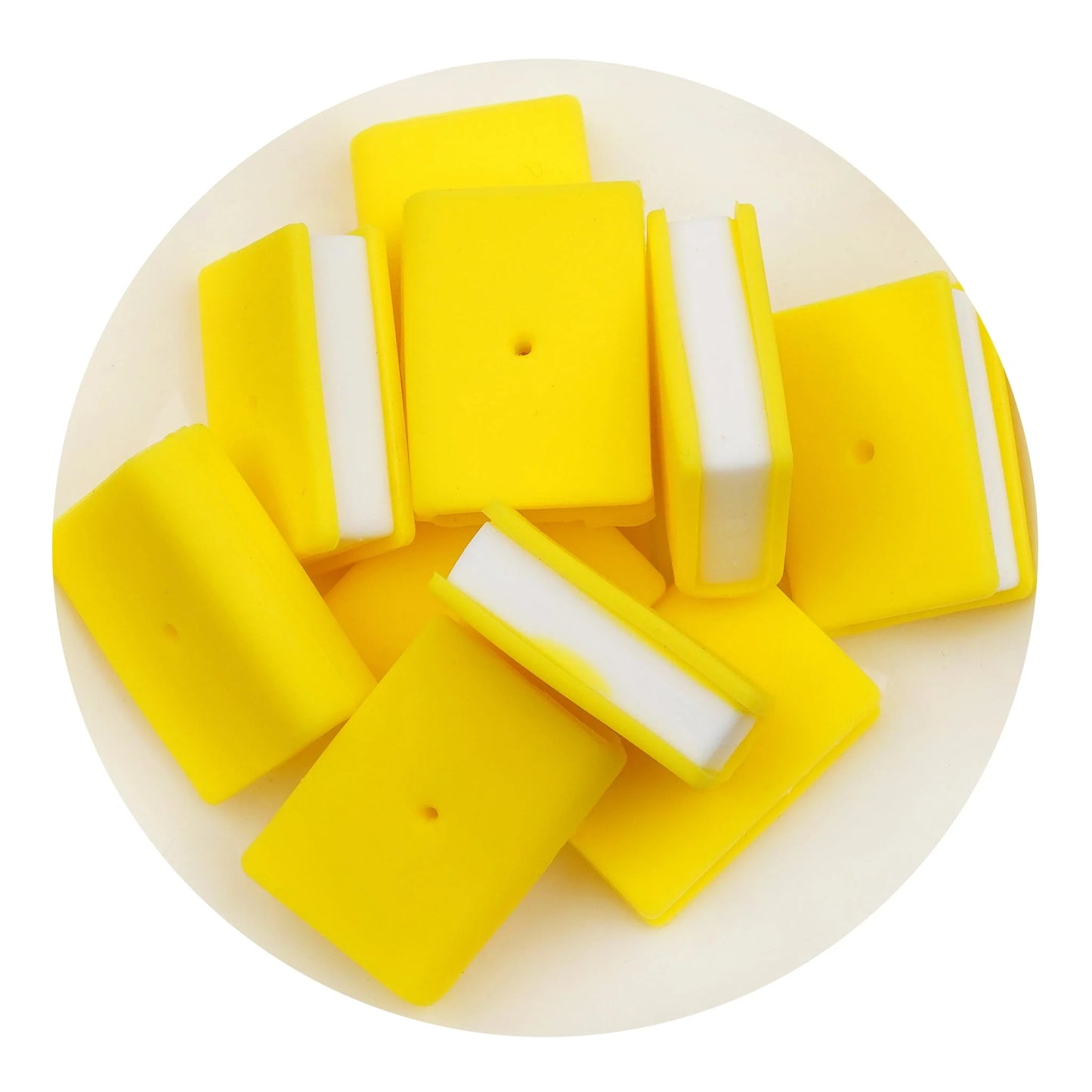 Silicone Focal Bead Book - Yellow