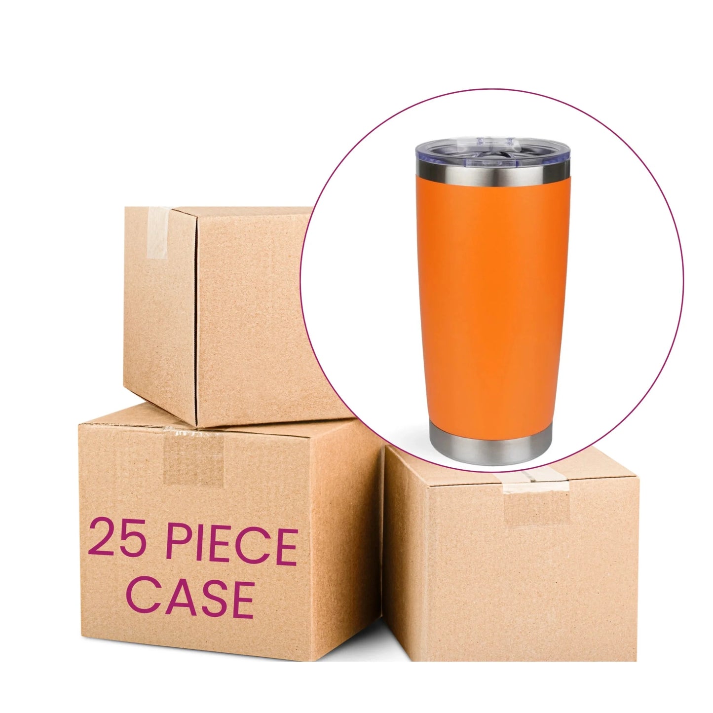 Travel Tumbler  - Orange