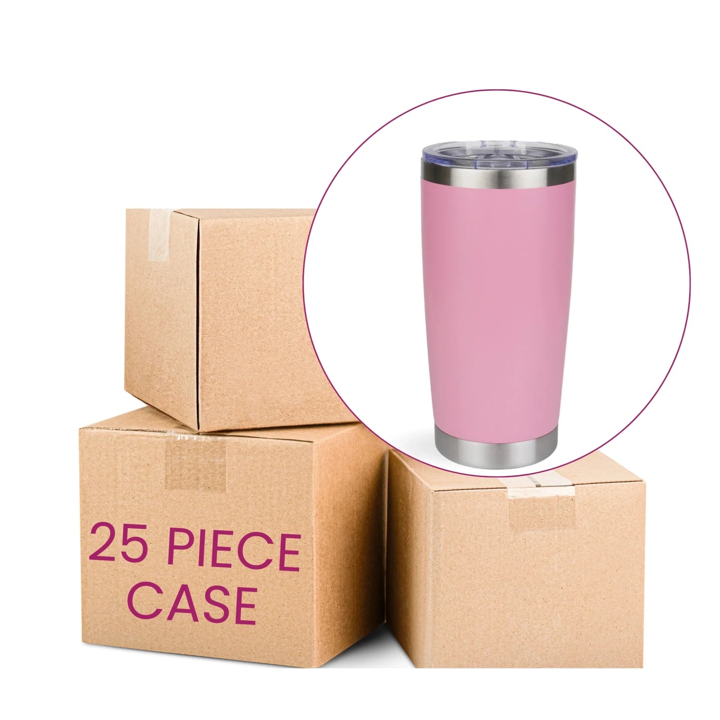 Travel Tumbler  - Pink