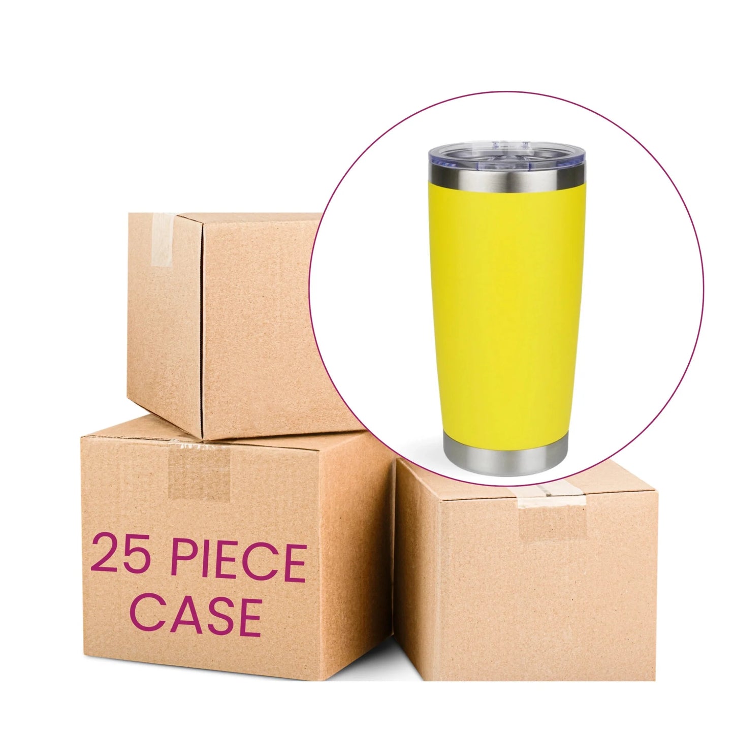 Travel Tumbler  - Yellow