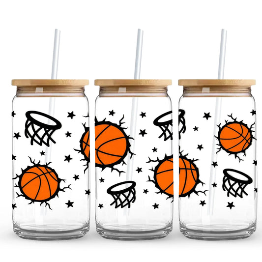 UV DTF Wrap -  Basketballs & Hoops