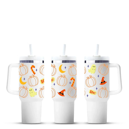 UV DTF Wrap -  Ghosts, Pumpkins & Hats