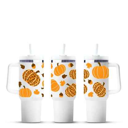 UV DTF Wrap -  Pumpkin & Acorn