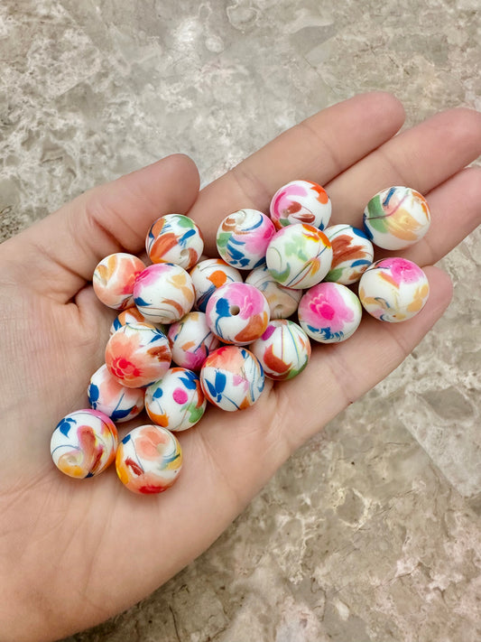 P171 Fall Floral Chic 15mm Print